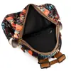 Mini Mochila para Mujer con Estampado de Graffiti - Mochila Casual Ligera de Nailon para Uso Diario