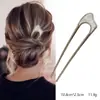 Grampo de Cabelo Metálico Estilo Igual ao do Site Oficial Japonês Grampo de Papel com Concha Grampo de Cabelo em Forma de U de Liga Estilo Igual ao de Influenciadores