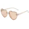 Óculos de Sol Infantis Personalizados Rain's New Estilo Coreano Retrô Formato de Coração Abelhinha, Óculos de Sol Infantis da Moda