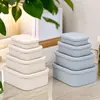 Caja de distribución especial para carne congelada de refrigerador, caja para mantener la frescura, caja de almacenamiento de grado alimenticio, caja de almacenamiento de cocina de silicona de gran capacidad