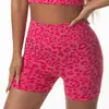 Conjunto de Yoga de Leopardo de Cintura Alta de Venta Caliente con Control de Abdomen para Correr al Aire Libre, Levantamiento de Glúteos de Durazno, Ajustado, Secado Rápido, Estilo Camiseta sin Mangas de Fitness