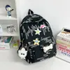 Mochila feminina de novo estilo, fofa e fresca, mochila escolar para estudantes do sexo feminino, moderna e na moda, grande capacidade, mochila estilo campus