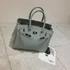 Bolsa Grande Estilo Coreano Transfronteriza Bolso Portátil de Piel Granulada Moda Nueva 2025 Bolso Kelly con Pañuelo de Seda Bolso Cruzado para Mujer Bolso de Hombro