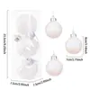 3 Piezas de Copos de Nieve Transparentes de Navidad de 8 cm con Diseños Coloridos para Decorar el Árbol de Navidad Bolas Colgantes para Decorar las Escenas de Navidad y Año Nuevo