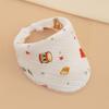 Toalla de saliva de algodón para bebé Clase A, pañuelo de gasa de algodón para bebé, babero cuadrado, bufanda cuadrada, productos para niños, babero