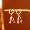 Coisas Boas Acontecem Quando Você Tem Fé - Brincos de Amendoim com um Design Criativo e Estiloso, Brincos de Moda de Alta Qualidade para Mulheres, Pingentes de Orelha Festivos em Novo Estilo Chinês