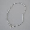 Empalme Libre Elegante Francés Imitación Hogar Alto Brillo Perla Redonda Cerradura de 8 Caracteres Combinar y Combinar Collar Apilable Cadena para Suéter