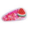 Pasador de Fruta Niños Niña Pasador de Color Puesto de Guardería clip de BB con Arena Movediza clip para flequillo Accesorios para el Cabello Coreanos