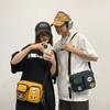 Bolsa de Celular Casual de Rua Feminina Nova Ins Moda Coreana Casal Transversal Pequena Moda de Hong Kong Estudante Bolsa de Ombro