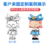 Caneta Publicitária de Desenho Animado de Borracha Macia de PVC Caneta de Desenho Animado com Boneco Estéreo Personalizado Caneta Esferográfica Fofa Destacável Fábrica Personalizada