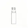 Tapa de bambú botella de vidrio de 47 mm con tapa de rosca, tarro de almacenamiento de granos de café de alto borosilicato, botella de exhibición de especímenes a prueba de polvo y humedad, en stock