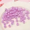 Perlas de Acrílico de Color Color Sólido Cuentas de Cuatro Agujeros Cuentas Espaciadoras Accesorios para Joyería Hecha a Mano DIY Paquete de Materiales Decorativos