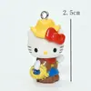 Mini Case para Teléfono con Gato, Conejo, Oso Clavado Cadena Colgante Decoración de Bolso Accesorios de Colgantes DIY
