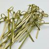 Palillos Decorativos de Flores, Palillos de Bambú para Flores de Discoteca, Palillos Creativos para Frutas, Palillos Anudados, Palillos Desechables Creativos de Bambú para Frutas, Ecológicos