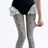 Medias Transparentes Sexy Japonesas de Lunares Anti-enganche Alta Elasticidad Verano Estilo Delgado Medias Negras para Mujer