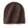 Cachemira 2026 Otoño/Invierno Nuevo para Mujer de Gama Alta Color Sólido Tejido para Exteriores Cálido Moda Pesado Sombrero Casual Envolvente