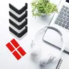 Soporte de Auriculares para Gaming de Acrílico Debajo de la Mesa Soporte para Auriculares Colgador de Auriculares para Pared Estante de Exhibición Estante de Almacenamiento