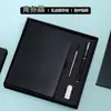 Caja de Regalo con Set de Cuadernos A5 Logo Impreso Bloc de Notas de Negocios Taza Térmica Caja de Regalo Escolar Empresa