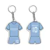 Ventilador de Colgante de Messi Fútbol Pequeño Regalo Llavero C Souvenir de Maradona Acrílico Deporte Ronaldo Neymar