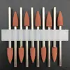 10 Piezas mango de 2.35mm cabeza de lijado de uñas de silicona cabeza de lijado de goma para pulir jade herramientas de pulido para productos de hueso