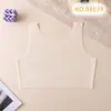 Período de Desenvolvimento de Meninas Seda Gelada Sem Costura Alta Elasticidade Alça Larga Anti-Impacto Sem Aro Fixo Respirável Almofada de Algodão 8807 Lindo Design nas Costas