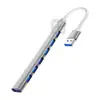 En stock estación de acoplamiento USB de doble uso para computadora Type-c estación de acoplamiento cuatro en uno adaptador de alta velocidad tf/sd