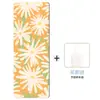 Esterilla de Yoga Gruesa de Goma y Gamuza de 5 mm, Amortiguadora, Antideslizante, Silenciosa, Esterilla Gruesa para Fitness y Aeróbicos, Tapete de Piso Insonorizado