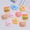 Ojos Grandes Lindos Oso Dibujo Animado Accesorios para Joyería DIY Accesorios de Pegamento de Crema Accesorios Pequeños de Resina Hebilla para Zapatos de Agujero Material