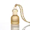 Frasco Personalizado Colorido Fosco para Purificador de Ar de Carro com Cordão, Pingente Difusor de Perfume, Decoração de Aroma