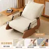 Sillón Mecedora Perezoso Silla de Ocio para Balcón Sala de Estar Sofá Perezoso para el Hogar Silla Mecedora Cómodo Sillón Reclinable de Lujo para Personas Mayores