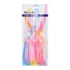 Espátula de plástico conjunto de três peças multicolor opcional raspador de bolo de plástico PS espátula de creme geleia ferramenta de panificação