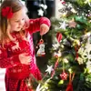Perro Navideño Transfronterizo Colgante Navideño Acrílico Adornos Navideños Decoración del Hogar Juego de Colgantes para Árbol de Navidad