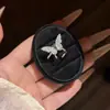 Nuevo producto transfronterizo: Anillo de mariposa grande de zirconia cúbica verde, un anillo moderno y minimalista con adornos de diamantes completos, una pieza de joyería de moda y versátil