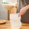 FaSoLa Soymilk Filter Bag Resíduos Suco Denso Alimentos Filtro de Tofu Ultra-fino Tela de Filtro de Vazamento