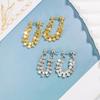 Aretes de Lentejuelas Super Flash con Borlas Nuevo Estilo Diseño Nicho Lujo Ligero Sentido de Alta Gama Largos Personalidad Elegantes Aretes con Borlas Mujer