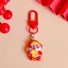 Año Nuevo Festival de Primavera Dios de la Riqueza Llavero Colgante Lingote Fortuna Rojo Bendición Mejor Amigo Pequeño Regalo Colgante Accesorios