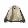 Yidao Roupas Vintage 2026 Inverno Novo Japonês Retrô Lã de Cordeiro Gola Revers Revestimento Espesso Quente Curto de Algodão Casaco Masculino