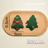 Broche de Peluche de Árbol de Navidad Dibujos Animados Lindo Papá Noel Joyería para Suéter de Niños Adultos Accesorios para Mochila Pin para Mujer