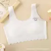 Ropa interior sin costuras de nailon 3003 para niñas, Ropa interior para niñas pequeñas, Camisetas pequeñas para estudiantes de secundaria y primaria en período de desarrollo