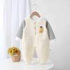 Novedoso Elegante de Manga Larga Primavera y Otoño Mono Súper Lindo para Bebé Niña Traje de Una Pieza para Bebé Niña de Otoño para Hombre Conjunto de Dos Piezas