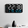 Reloj Digital Multifuncional Sin Marco, Reloj de Pared y de Mesa de Doble Propósito, Pantalla Simple de Reloj Digital, Reloj de Pared para Sala de Estar 6617