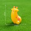 Micro Paisagem Desenho Animado Enfeites Girafa Fofa Jardinagem Decorações DIY Acessórios para Pendurar Enfeites Pequenos para Mesa Carro
