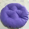 Funda de Cojín Redonda para Taburete de Color Sólido Tela Funda de Cojín para Taburete Alto Silla Tatami Barra Mostrador Banda Elástica Funda de Cojín Integrada