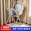 Secador de Roupas de Chão Dobrável Multifuncional Economizador de Espaço Varanda Interna Varal Pendurador Secagem ao Sol Edredom Roupas