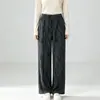 Novas calças de pijama térmicas femininas de outono, tecido escovado dupla face, adequadas para usar ao ar livre, estampa de desenho animado, calças de casa, calças compridas casuais