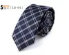 Corbata de Seda para Hombre Hecha a Mano de Fábrica Edición Estrecha de 5 cm Corbata de Poliéster Jacquard Rayada Profesional para Vestir Entrevista OEM