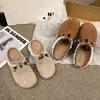Zapatos Birkenstock de encaje a la moda que combinan bien con faldas, nuevo estilo de verano 2026, de suela gruesa, que aumentan la altura, sin cordones, mules de punta cerrada