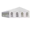 Tienda prefabricada grande para exteriores, estructura de aleación de aluminio, invernadero impermeable, versátil para múltiples escenarios como exposiciones y almacenamiento