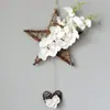 Colgante de pared de cinco estrellas colgante de pared simulado traje colgante de pared flor artificial de plástico cesta colgante decoración de pared interior pared interior decoración escolar Floricultura