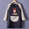 Roupas de estúdio infantil para escola de ensino fundamental para bebês, roupas de jardim de infância à prova d'água para homens e mulheres, roupas de uso reverso para estudantes de arte, impressão gratuita no outono e inverno